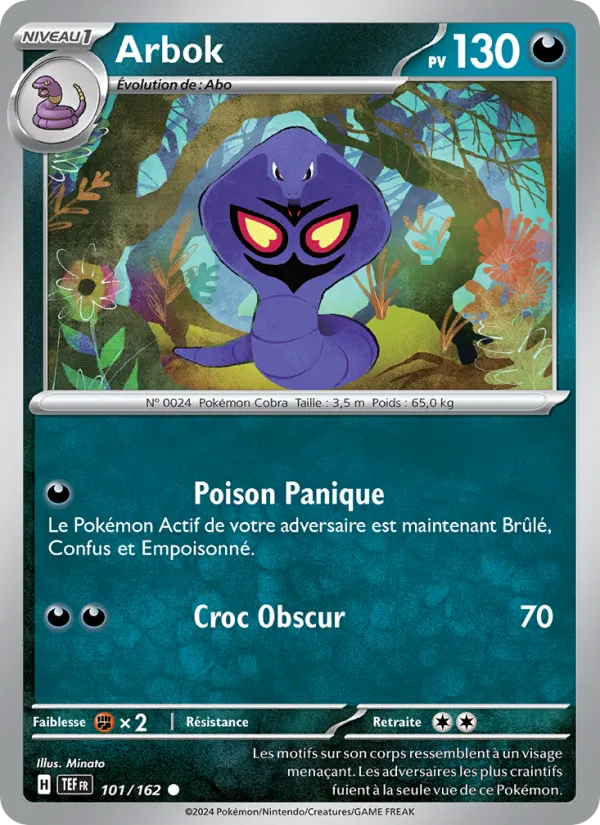 Arbok (Forces Temporelles #101/162)