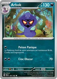 Arbok (Forces Temporelles #101/162)