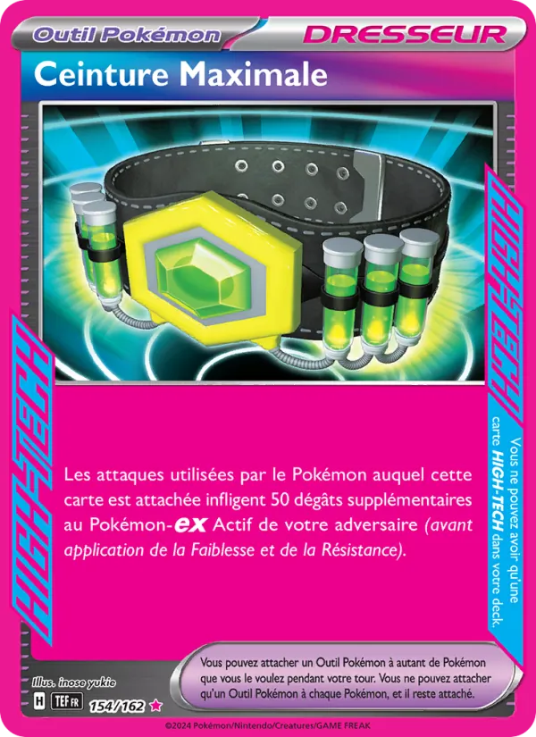 Ceinture Maximale (Forces Temporelles #154/162)