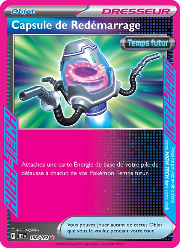 Capsule de Redémarrage (Forces Temporelles #158/162)