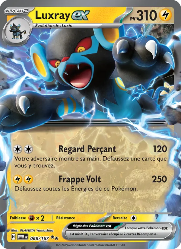 Luxray-ex (Twilight Masquerade #068/167)