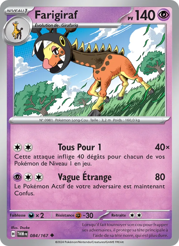 Farigiraf (Mascarade Crépusculaire #084/167)