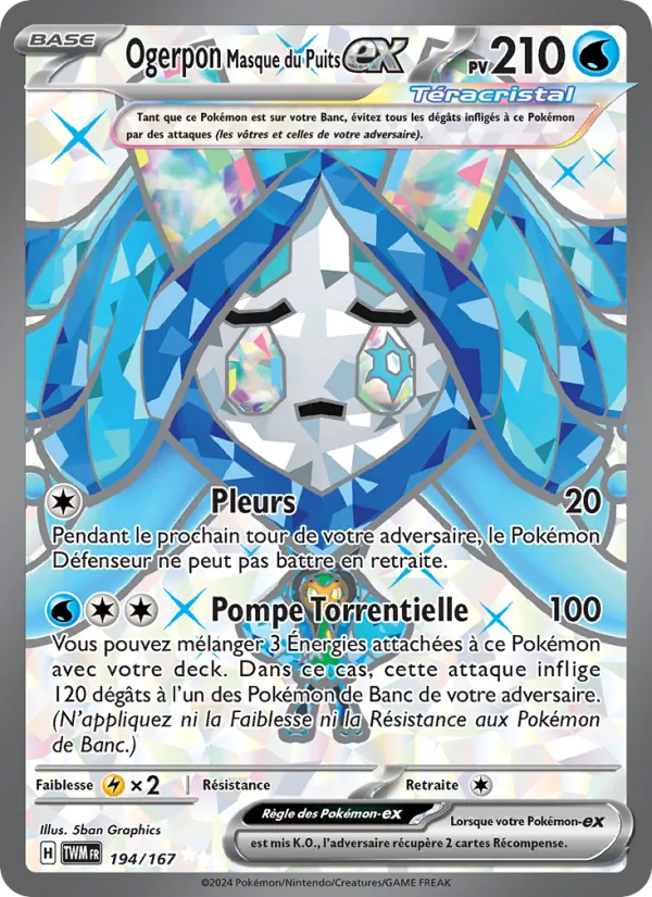 Ogerpon Masque du Puits-ex (Mascarade Crépusculaire #194/167)