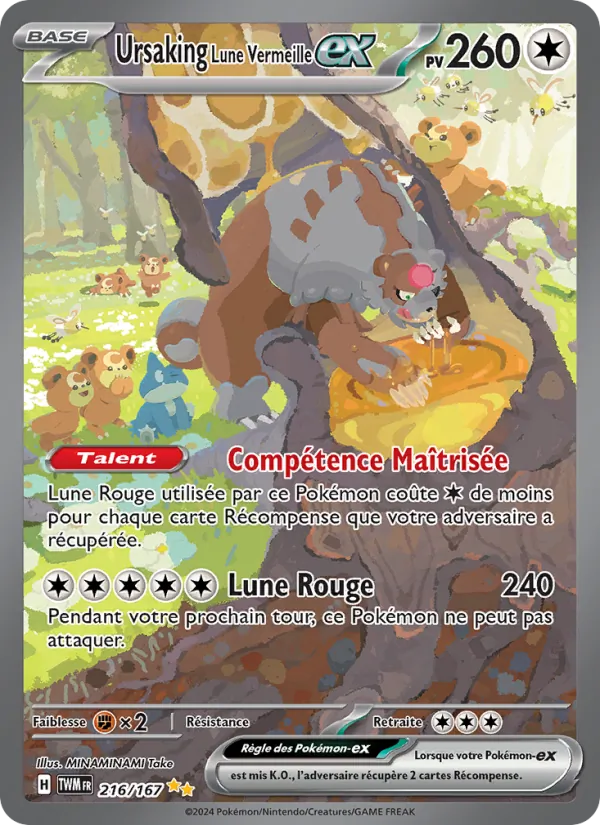 Ursaking Lune Vermeille-ex (Mascarade Crépusculaire #216/167)