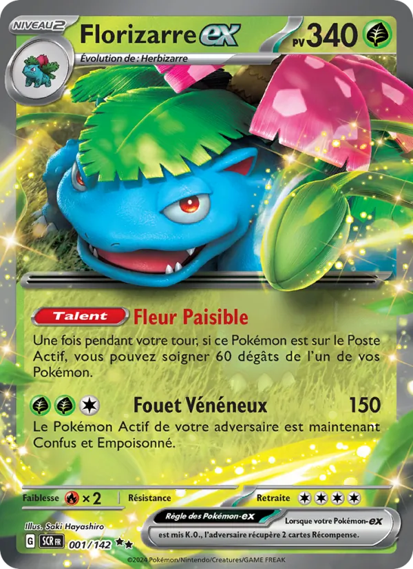 Florizarre-ex (Couronne Stellaire #001/142)