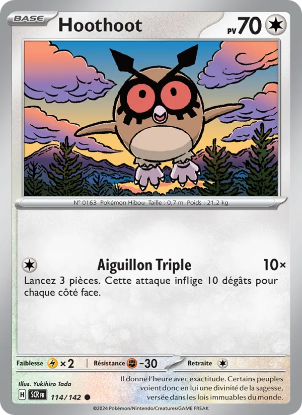 Hoothoot (Stellar Crown #114/142)
