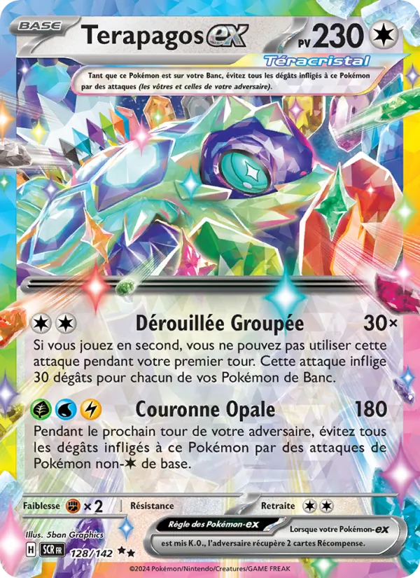 Terapagos-ex (Couronne Stellaire #128/142)