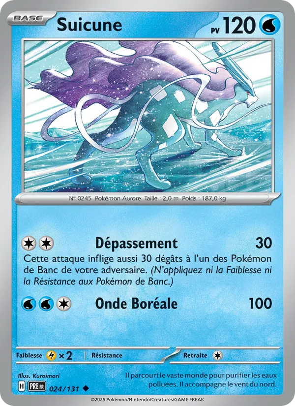 Suicune (Prismatic Evolutions #024/131)
