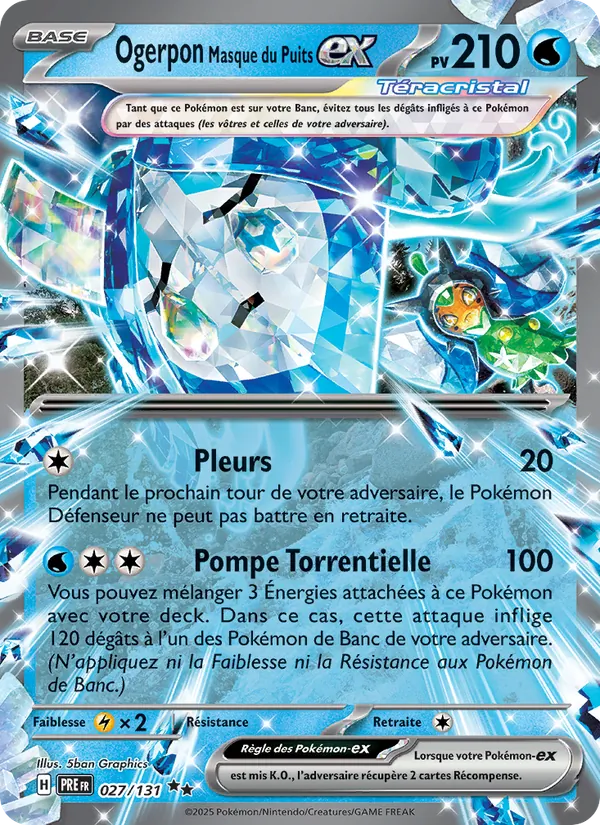 Ogerpon Masque du Puits-ex (Évolutions Prismatiques #027/131)