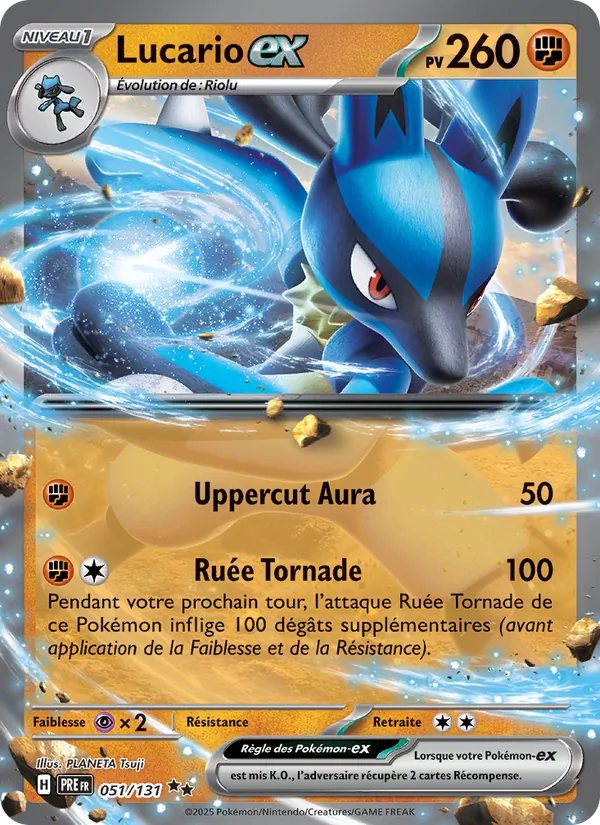 Lucario-ex (Évolutions Prismatiques #051/131)