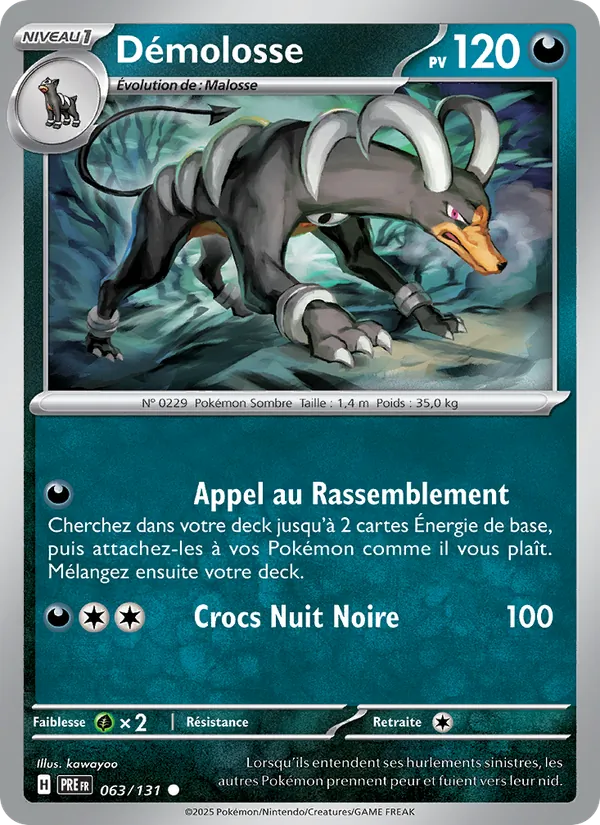 Démolosse (Évolutions Prismatiques #063/131)