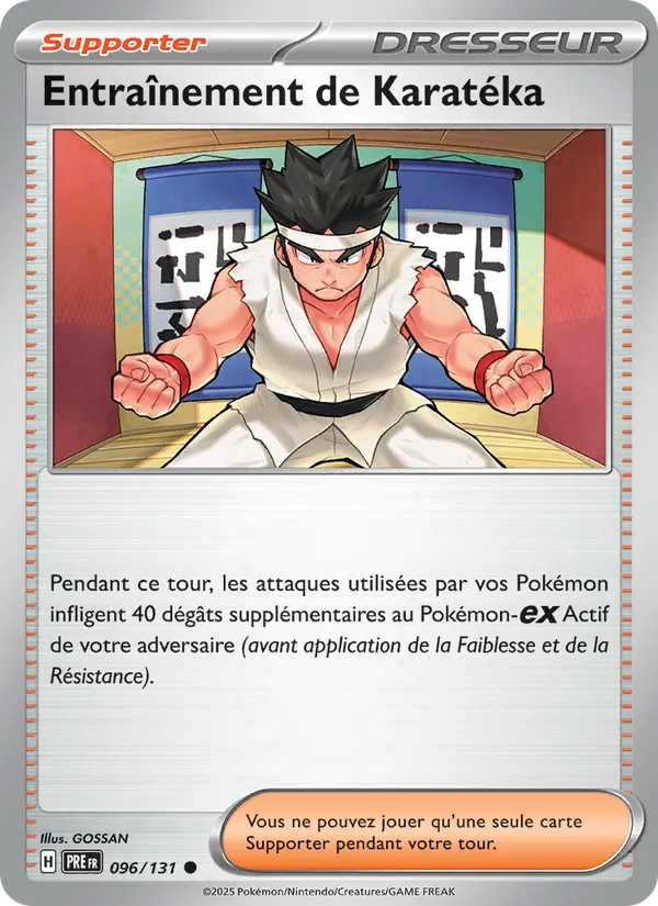 Entraînement de Karatéka (Évolutions Prismatiques #096/131)