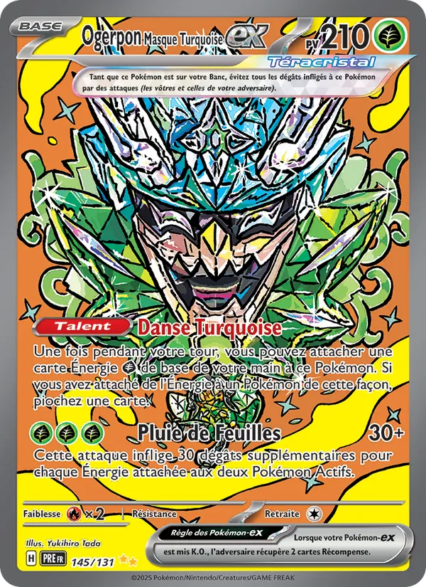 Ogerpon Masque Turquoise-ex (Évolutions Prismatiques #145/131)
