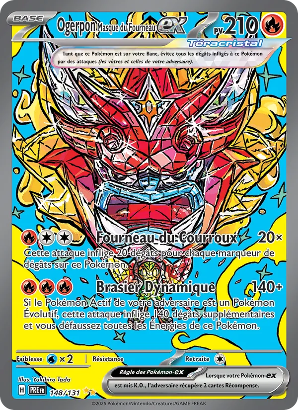 Ogerpon Masque du Fourneau-ex (Prismatic Evolutions #148/131)