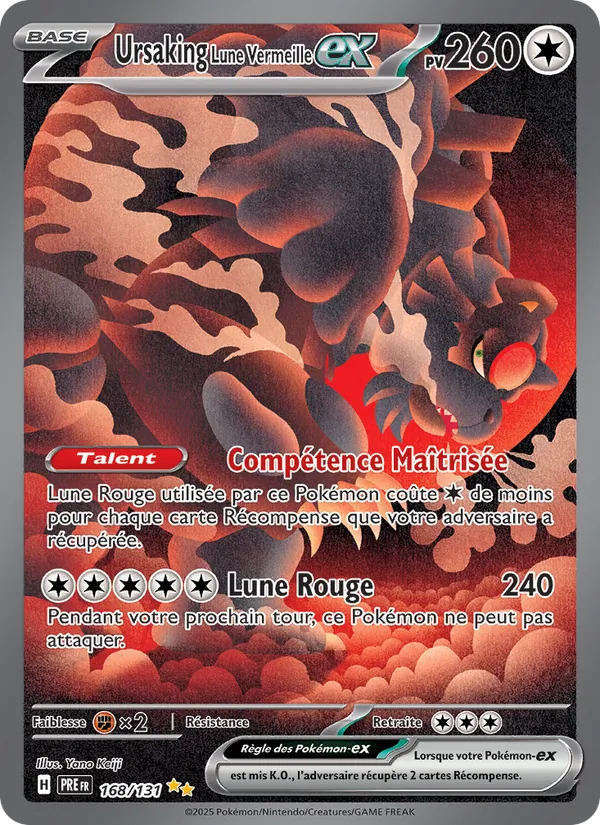 Ursaking Lune Vermeille-ex (Évolutions Prismatiques #168/131)