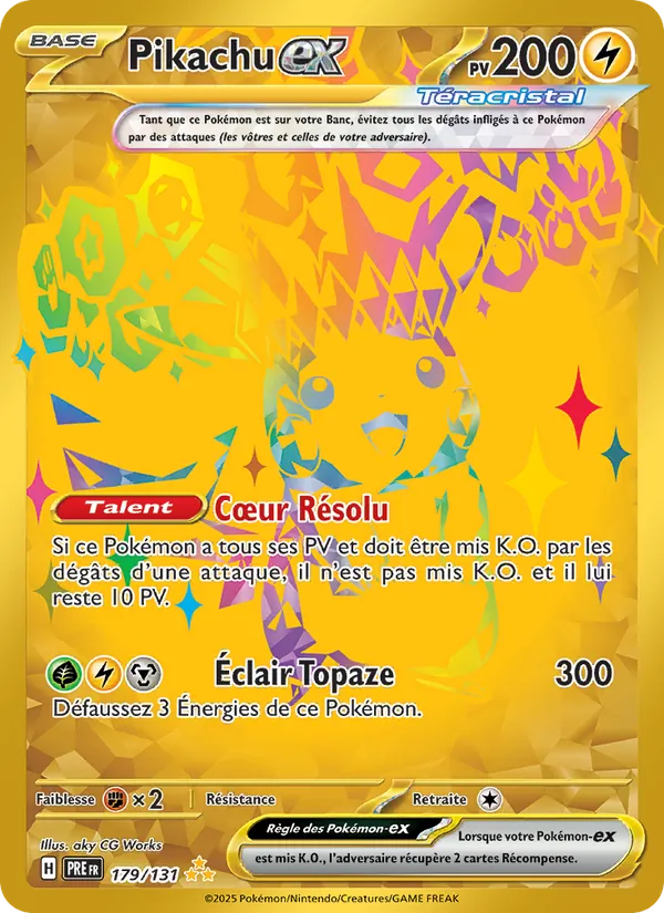 Pikachu-ex (Prismatic Evolutions #179/131)