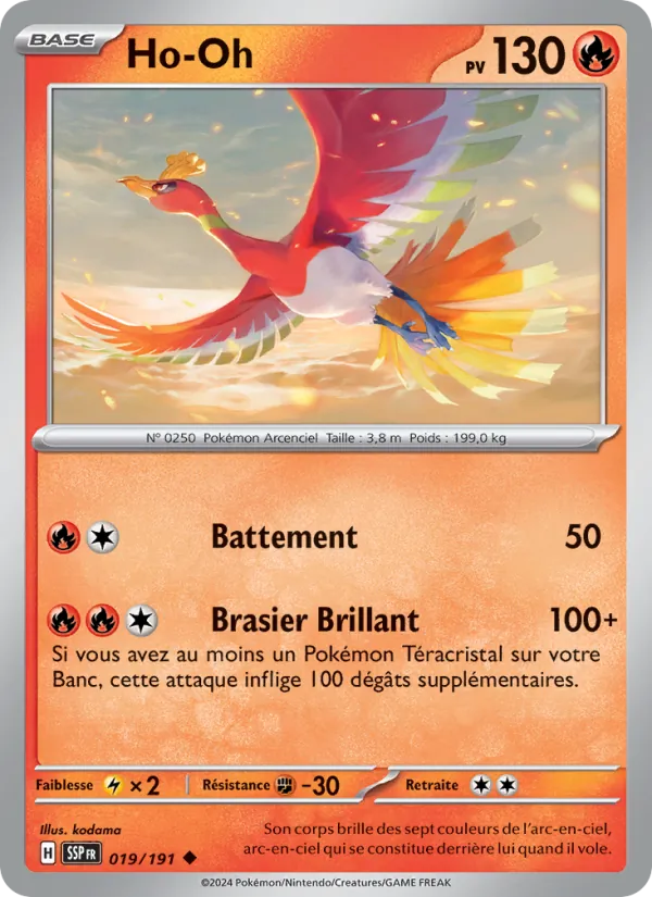 Ho-Oh (Surging Sparks #019/191)