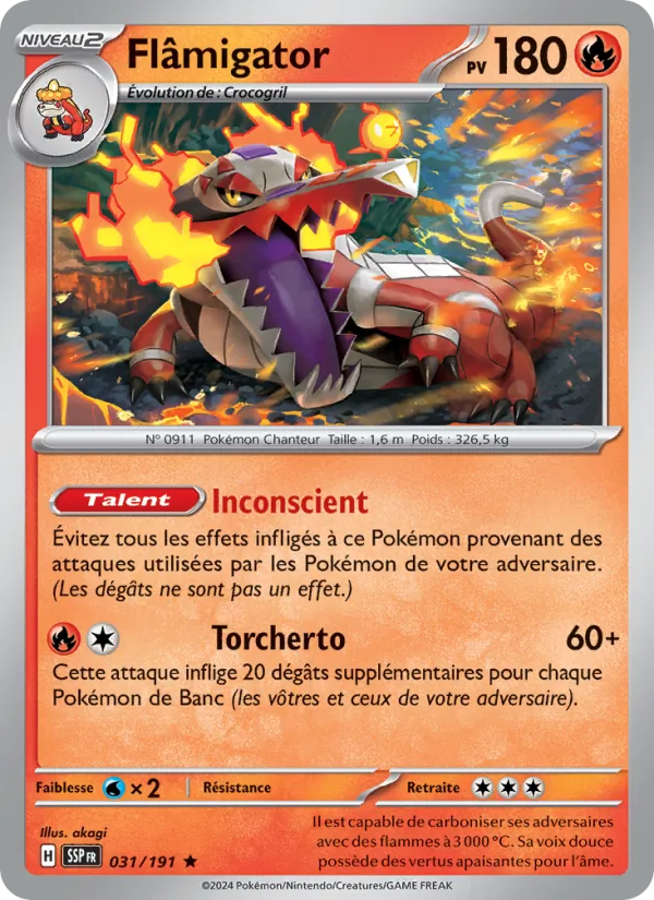 Flâmigator (Étincelles Déferlantes #031/191)