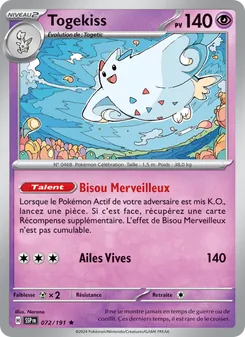 Togekiss (Étincelles Déferlantes #072/191)