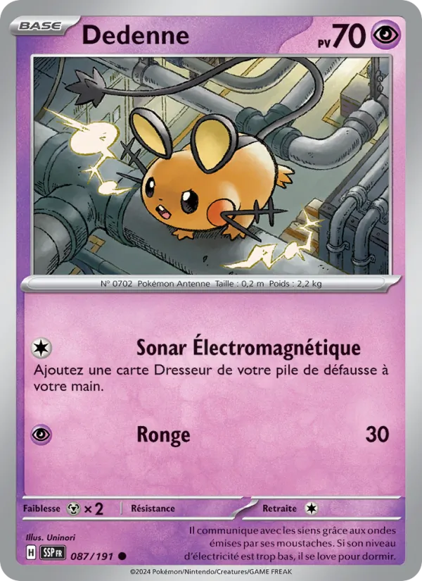 Dedenne (Étincelles Déferlantes #087/191)