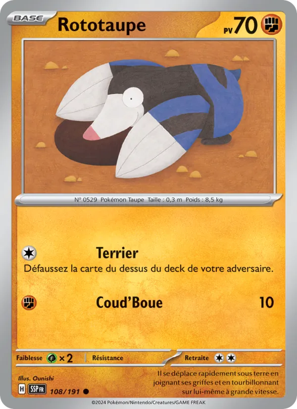 Rototaupe (Étincelles Déferlantes #108/191)