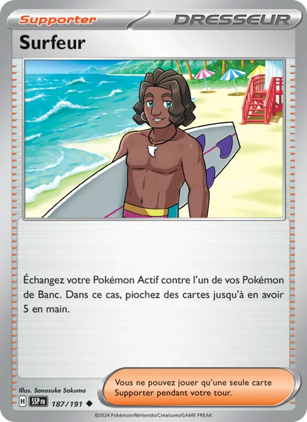 Surfeur (Étincelles Déferlantes #187/191)