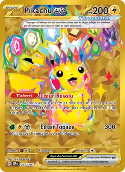 Pikachu-ex (Étincelles Déferlantes #247/191)