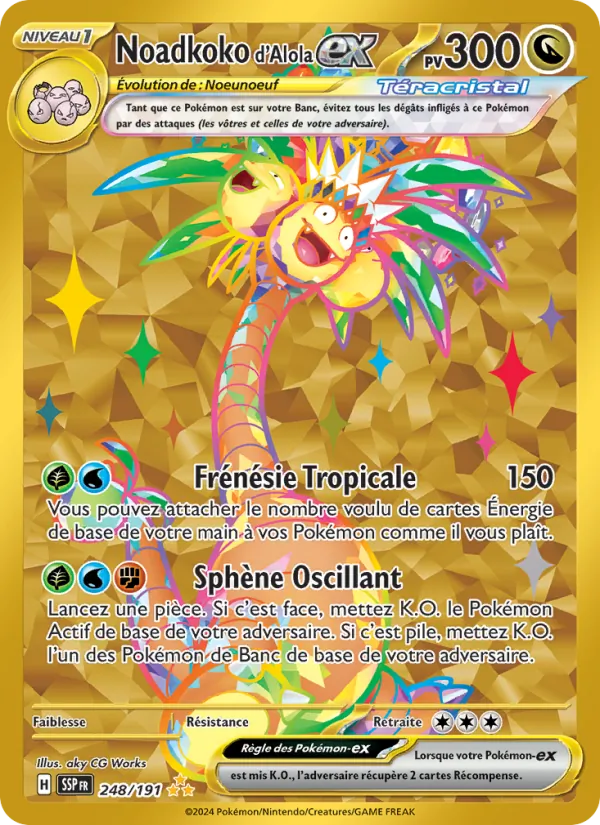 Noadkoko d'Alola-ex (Surging Sparks #248/191)