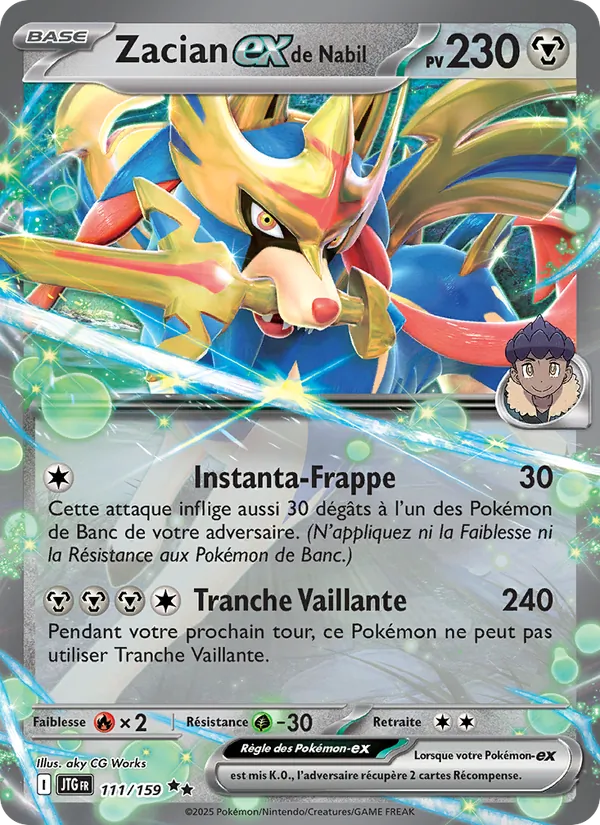 Zacian-ex de Nabil (Journey Together #111/159)