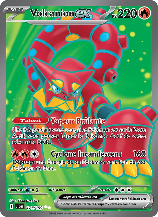 Volcanion-ex (Aventures Ensemble #171/159)