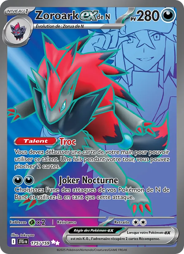 Zoroark-ex de N (Journey Together #175/159)