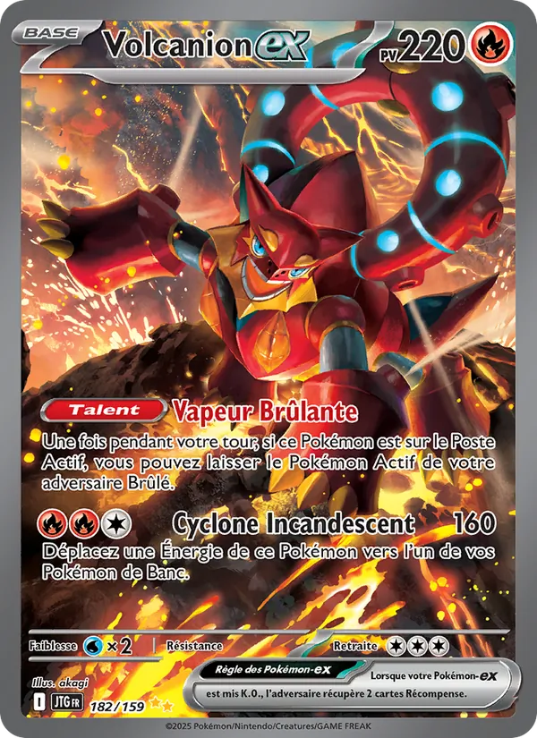 Volcanion-ex (Aventures Ensemble #182/159)