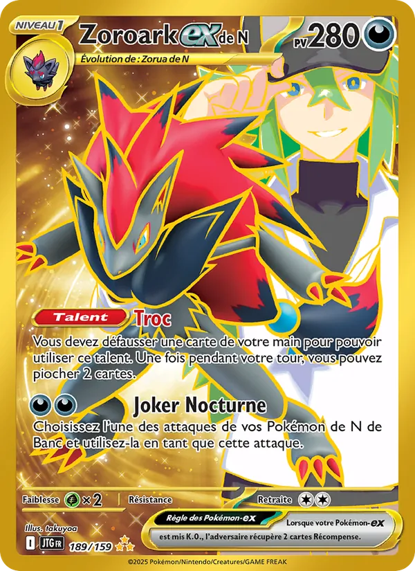 Zoroark-ex de N (Journey Together #189/159)
