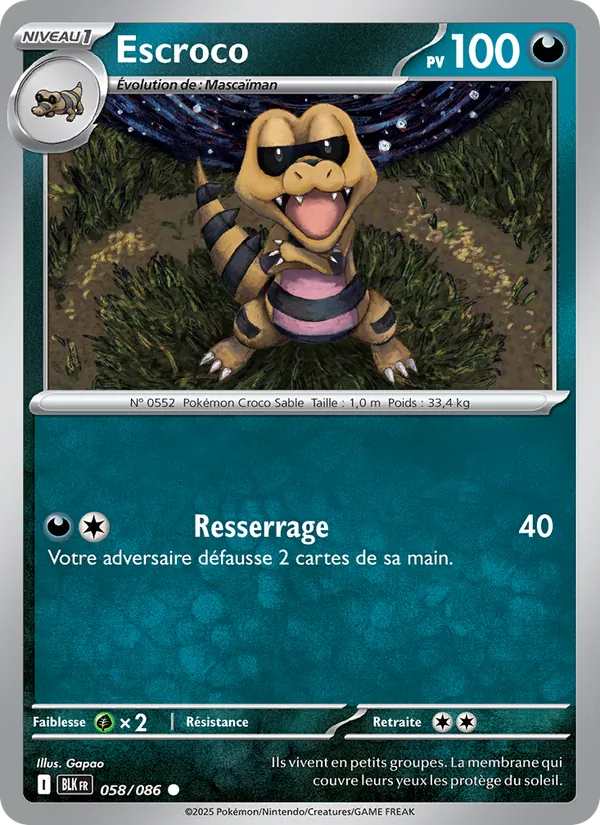 Escroco (Foudre Noire #058/86)
