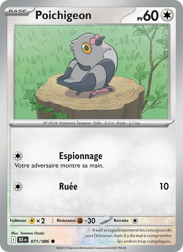 Poichigeon (Foudre Noire #071/86)