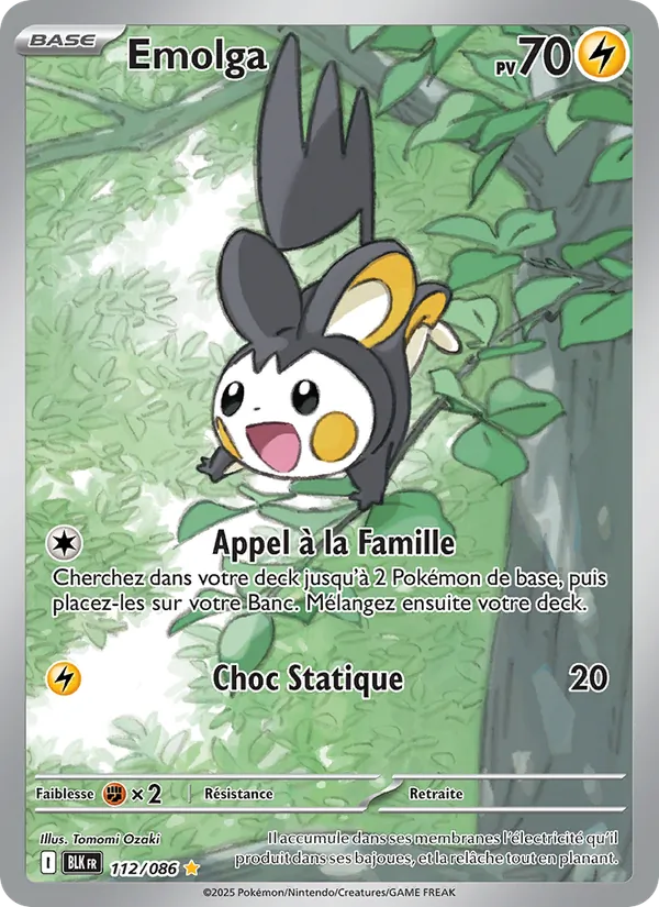 Emolga (Black Bolt #112/86)