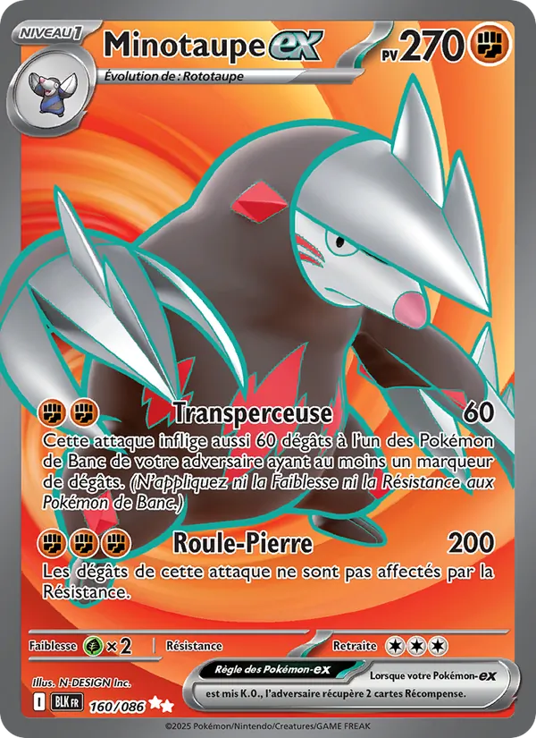 Minotaupe-ex (Black Bolt #160/86)