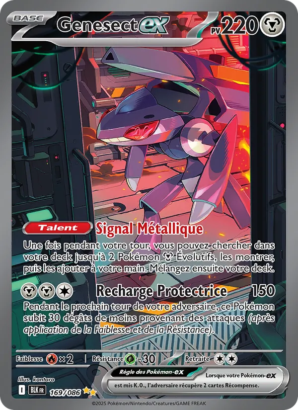 Genesect-ex (Foudre Noire #169/86)