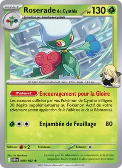 Roserade de Cynthia (Rivalités Destinées #008/182)