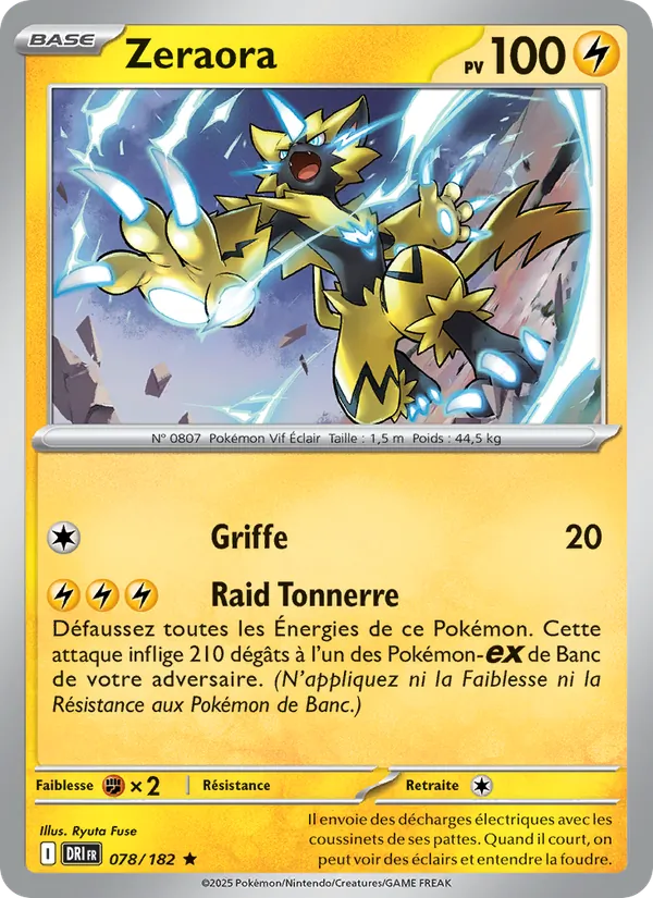 Zeraora (Rivalités Destinées #078/182)