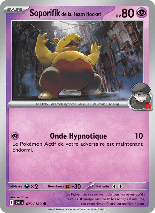 Soporifik de la Team Rocket (Rivalités Destinées #079/182)