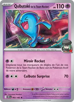 Qulbutoké de la Team Rocket (Rivalités Destinées #082/182)