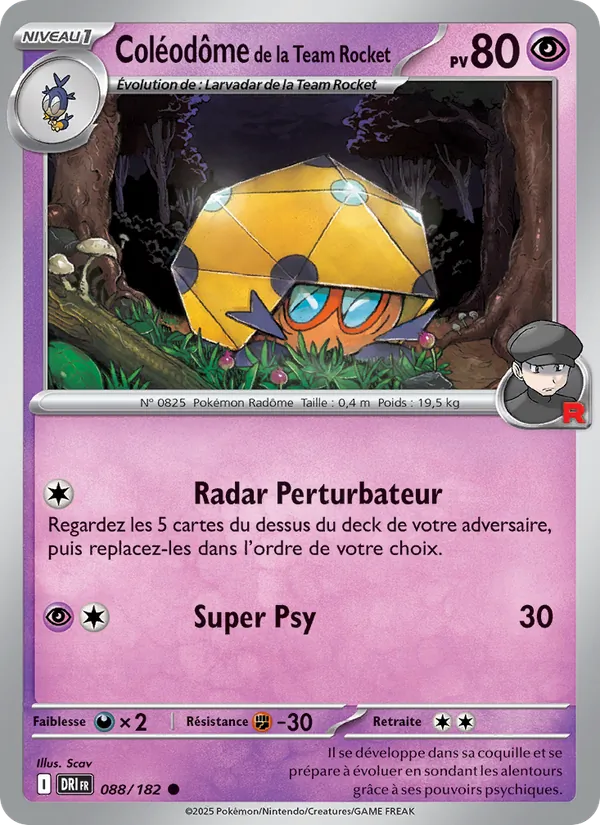 Coléodôme de la Team Rocket (Rivalités Destinées #088/182)