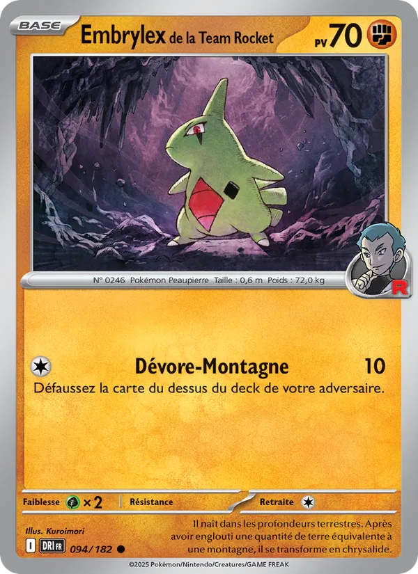 Embrylex de la Team Rocket (Destined Rivals #094/182)