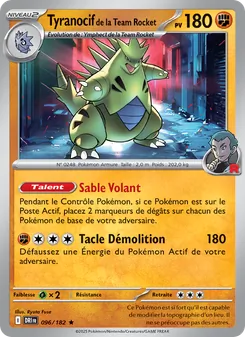 Tyranocif de la Team Rocket (Rivalités Destinées #096/182)