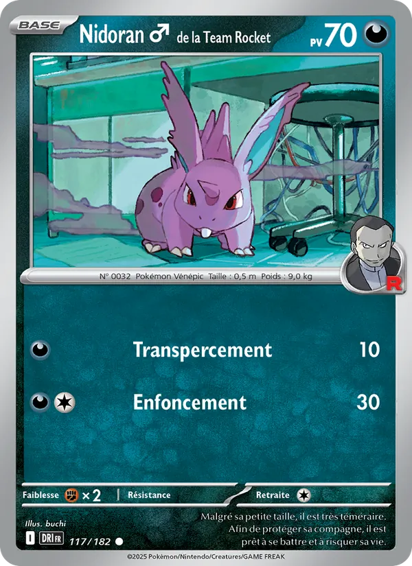 Nidoran♂ de la Team Rocket (Rivalités Destinées #117/182)