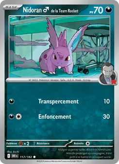 Nidoran♂ de la Team Rocket (Rivalités Destinées #117/182)