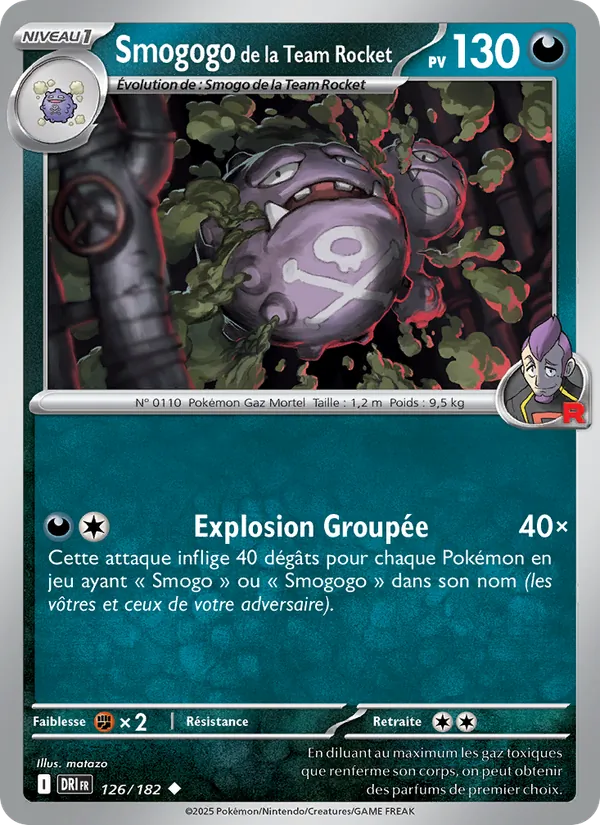 Smogogo de la Team Rocket (Rivalités Destinées #126/182)
