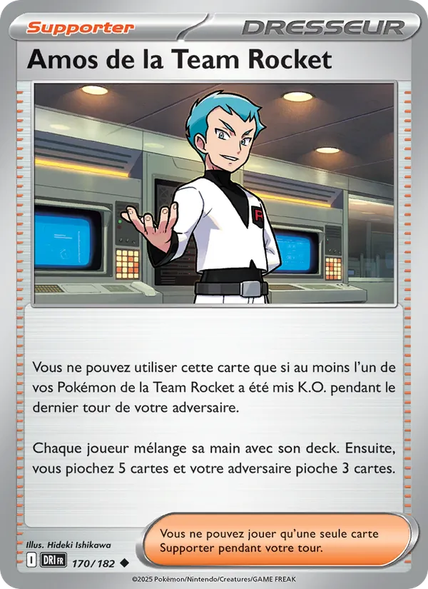 Amos de la Team Rocket (Rivalités Destinées #170/182)