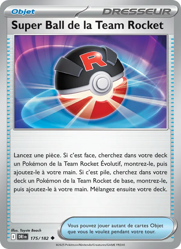 Super Ball de la Team Rocket (Destined Rivals #175/182)